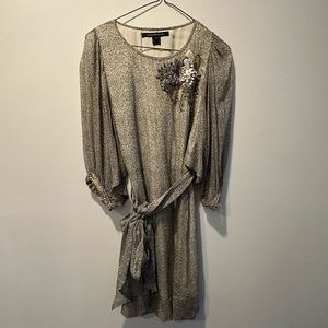 BCBG Short Dress with beautiful beaded ascent